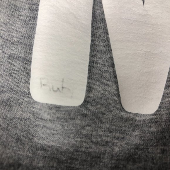 Disney Minnie Mouse Shirt Men's Small Grey Big Puffy Print Spell Out Long Sleeve - Picture 2 of 14